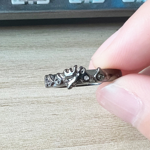 Anime The Seven Deadly Sins Ring Meliodas Unisex Réglable Dragons Sin of Wrath Rings Jewelry Cosplay Accessories - Product Image 3