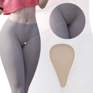 Durable Camel Toe Padding Insert Teardrop Reusable Silicone No Camel Toe Cover