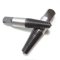 Kit d'extracteurs de vis endommagées 6 pièces, extracteur de vis décapées, forets, extracteur de goujons inversé pour vis cassées