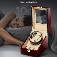 Boîte de rangement pour montres mécaniques M&Q Professional Automatic Watch, moteur silencieux, double alimentation, conception antimagnétique L00
