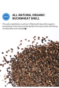 Cuscino rotondo rettangolare grande per <span class=keywords><strong>Yoga</strong></span> cuscino comodo cuscino da meditazione in velluto morbido riempimento di grano saraceno OEM/ODM accetta - Product Image 4