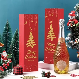 Bolsa de Papel para Vino con Estampado Dorado Mate, Tamaño Personalizado, con Asa de Cuerda, para Envasado de Botellas de Bebidas Premium de Marca de Lujo para Llevar - Product Image 2