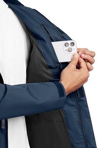 Chaqueta Impermeable Personalizada para <span class=keywords><strong>Hombre</strong></span>, <span class=keywords><strong>Cortavientos</strong></span>, Transpirable, con Capucha, para Senderismo, Camping y Montañismo - Product Image 2