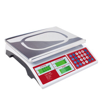 Balance électronique numérique intelligente Veidt Weighing ACS-JE21 Camry avec affichage LED, calcul du prix, comptage, 1g, en acier inoxydable