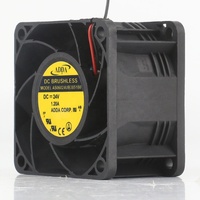 Nouveau Original ADDA 5V 12V 48V DC 24V 1.20A AC EC 6038 60X60X38MM 6CM 2 fils haut Volume d'air onduleur AS06024UB3851B0 ventilateur de refroidissement