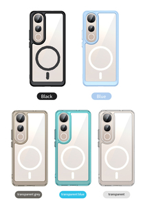 Étui antichoc en acrylique spatial OEM pour VIVO V50E V50 LITE 4G 5G Y300T Y29 V40 V23 T3 avec étui de protection pour caméra à anneau magnétique - Product Image 3