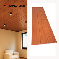 Tablero de PVC para Techo con Diseño de Madera de 6-10 mm, para Centros Comerciales, Supermercados y Oficinas, Insonorizante y Resistente a la Humedad