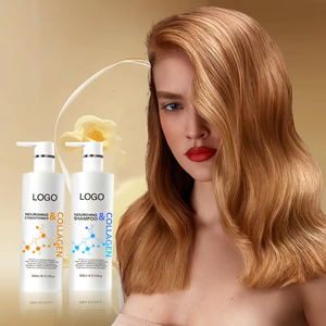 Etiqueta privada Queratina Colágeno Mejora el brillo Proteína Mascarilla para el cabello <span class=keywords><strong>Biotina</strong></span> Champú orgánico <span class=keywords><strong>y</strong></span> juego de acondicionador para puntas abiertas - Product Image 2