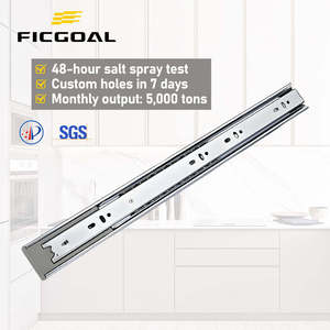 Ficgoal dễ dàng để cài đặt 3-fold mềm đóng thép cán nguội Ngăn kéo trượt cho tủ bếp ngoài trời & khách sạn sử dụng - Product Image 1