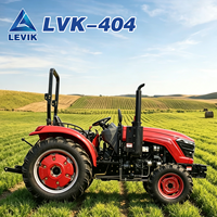 Tracteur à roues LEVIK avec certifications CE EPA EuroV ISO, couple élevé et direction hydraulique complète
