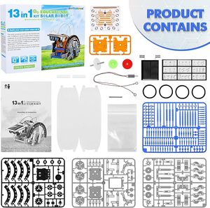 Juguete Educativo de Robótica Solar 13 en 1 para Niños de 8 a 12 Años, Kit de Ciencia para Crear Robots - Product Image 5