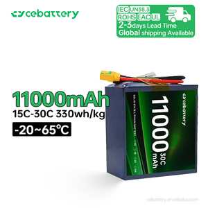 Batería de Alta Densidad de 350 Wh/kg, 6s 7S 8S 12S 14S 11000 mAh 17000 mAh, Baterías de Estado Sólido para Drones, Hexacópteros y Cuadricópteros, 10000 mAh-6S - Product Image 3