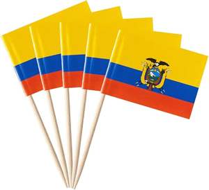 Banderas de bambú pequeñas personalizadas de fábrica a bajo precio con impresión a doble cara para fiestas, pasteles y <span class=keywords><strong>comida</strong></span> - Product Image 3