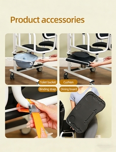<span class=keywords><strong>Silla</strong></span> Elevadora Hidráulica Plegable Portátil Defeng para Transferencia <span class=keywords><strong>de</strong></span> <span class=keywords><strong>Pacientes</strong></span>, <span class=keywords><strong>Silla</strong></span> <span class=keywords><strong>de</strong></span> <span class=keywords><strong>Ruedas</strong></span> <span class=keywords><strong>de</strong></span> Enfermería para <span class=keywords><strong>Pacientes</strong></span> Médicos - Product Image 4
