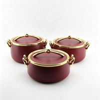 Ensemble de chauffe-plats de luxe classique vénitien 1L 2L 3.5L – Élégant ensemble chauffe-plats pour cadeaux de mariage et événements raffinés