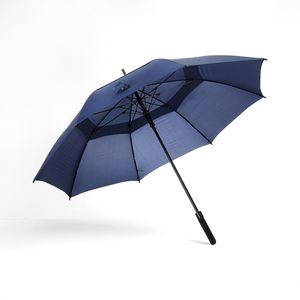 Promotion Business Gift Fully-Automatic Custom Logo American Style Breathable Double Layer Extra <b>Large</b> Size Straight <b>Umbrella</b> - Product Image 4