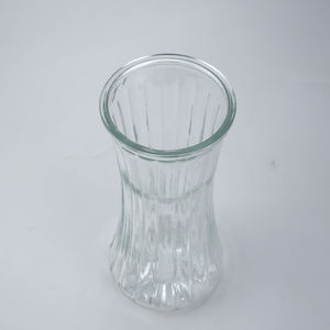 도매 유리 꽃병 우아한 북유럽 스타일 홈 장식용 투명 유리 꽃병 생화용 - Product Image 5