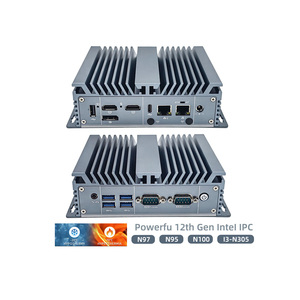 Mini Computadora Industrial NUC Nano RS485 DB9 GPIO Tipo-C 4K DP Sin Ventilador Alder Lake N100 N300 12V 19V - Product Image 2