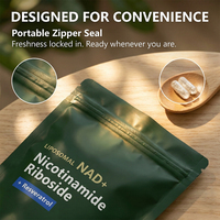 Capsules de Nicotinamide Riboside Trans-Resvératrol Liposomal NAD+ Booster Énergie Cellulaire Anti-Âge 900mg Aliment Complémentaire pour Adultes