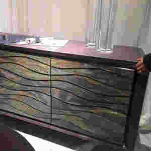 Moderno Nano Mármol Efecto Piedra Artificial Chapa Hojas Flexible Interior Exterior Pared Revestimiento Bosque Fuego Efecto Día Moderno - Product Image 1