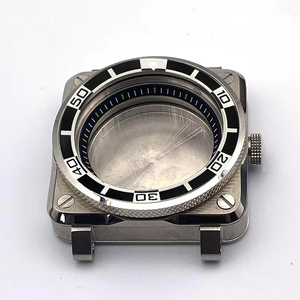 Accessoires pour montres Boîtier <span class=keywords><strong>vintage</strong></span> 42MM verre pour NH35 NH36 7S26 4R35 6R Japon Mouvement automatique Montre pour Retro Sub <span class=keywords><strong>Lunette</strong></span> en aluminium - Product Image 5
