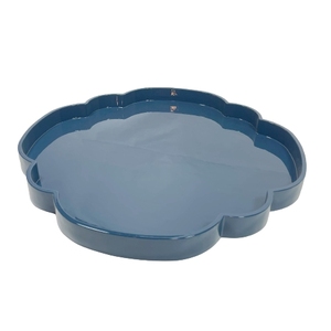 Luxury Glossy Lacquer Serving Tray, Elegant Rectangular Wooden Coffee <b>Table</b> Tray for Drinks Snacks Organization - Product Image 6