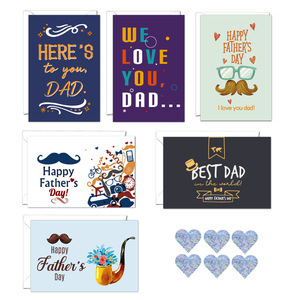 Custom Father's Day <strong>Cards</strong> Combination Set With Envelopes Stickers Thanksgiving Greeting <strong>Card</strong> - Product Image 5