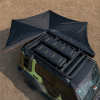 Tente de voiture à ouverture automatique, coque rigide, 4 personnes, installation facile, imperméable, protection solaire, adaptée à toutes les saisons, camping