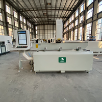 Machine de fraisage CNC OUWO avec table inclinable, usinage sur trois côtés en une seule opération de serrage pour profilés en aluminium