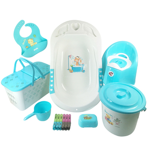Prodotti per forniture per bambini set regalo per neonati con vasca da bagno per bambini bavaglini per vasino - Product Image 4