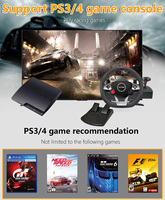 Volante de Juego con Cable USB C-Star NS-9887, Rotación de 270 Grados, Botones Programables, Motor de Vibración, Diseño Ergonómico para