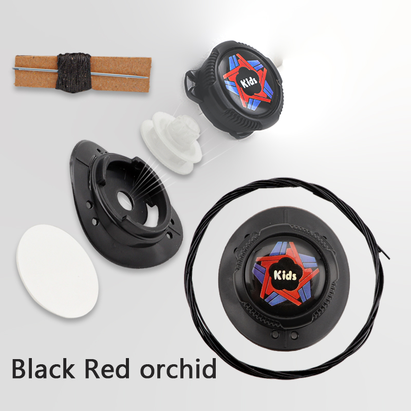 Orchidée rouge noire