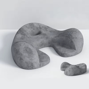 Meditation Mat and Floor Pillow <strong>Seat</strong> an Ergonomic comfort Memory Foam Set That Relieves Coccyx Numbness Reading and Yoga - Product Image 1