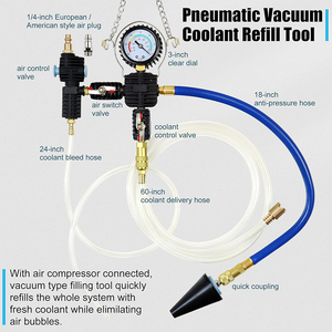<span class=keywords><strong>Tester</strong></span> tekanan Radiator 33 buah, sistem pendingin truk mobil, alat isi ulang pendingin vakum pneumatik, alat baja logam tahan lama - Product Image 4