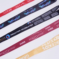 Lanières en polyester écologiques en gros avec logo personnalisé, porte-clés, certification OEM ODM, cadeaux promotionnels pour événements, perles courtes