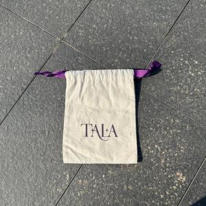Custom Logo Size Jewelry <b>Bag</b> 100% Organic Cotton Canvas Pouch Eco-friendly Cotton <b>Drawstring</b> <b>Bag</b> for Gift Packaging - Product Image 3