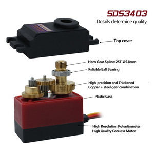 Vừa coreless DC 8.4V <span class=keywords><strong>RC</strong></span> động cơ servo với bánh răng kim loại cho <span class=keywords><strong>RC</strong></span> máy bay các bộ phận cánh Robot 1/12-1/18 mô hình quy mô - Product Image 4