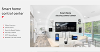 Intercomunicador Inteligente para el Hogar Taichuan de 12 Pulgadas, Acero Inoxidable, IP, Tuya, Zigbee, Gateway, PoE, Bluetooth, Panel Todo en Uno