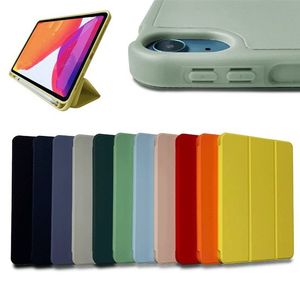 Étui de protection magnétique en cuir PU et silicone avec support pliable pour iPad Pro 11 2020, Air <span class=keywords><strong>5</strong></span>, Air 6 et Mini <span class=keywords><strong>5</strong></span>, avec emplacement pour stylet - Product Image 2