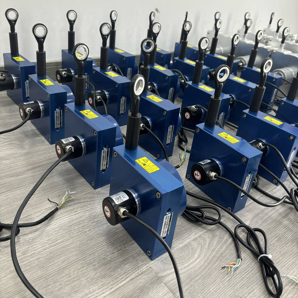 Push Pull Output 500/1000/1500/2000/3000/4000mm Draw Wire Optical ...