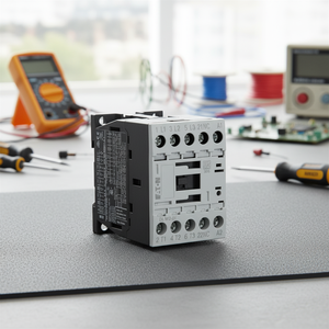 Contactores EATON <span class=keywords><strong>DILM12</strong></span>-<span class=keywords><strong>10</strong></span> (220V 50/60HZ) 12A2220V, Versátiles, Duraderos y Confiables para Aplicaciones Universales Cruzadas/Directas - Product Image 1