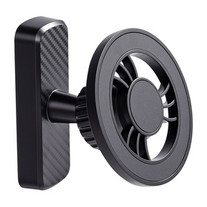 New Dual Magnetic Gym Phone Holder Gold Cart Bracket 360 Rotation Strong Magnets Gym Phone Mount - Product Image 1