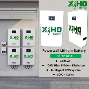 Bộ pin LiFePO4 gắn tường Starmax 51.2V 48V 5KWH 100AH 16S DIY với hộp pin cho hệ thống năng lượng mặt trời - Product Image 5