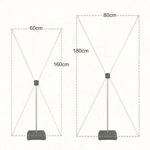 Soporte publicitario tipo X con base de agua, muy vendido, para exhibición de publicidad. - Product Image 5