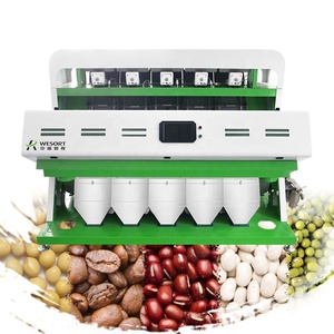 Wesort màu phân loại máy hình dạng hiệu quả SORTER cho màu xanh lá cây hạt cà phê đậu phộng hạt nhựa đậu chế biến sản phẩm - Product Image 1