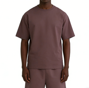 T-shirt surdimensionné en coton 100% de haute qualité, impression personnalisée, t-shirt lourd uni, t-shirt pour homme - Product Image 1