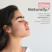Suero Facial y para Cuello Antienvejecimiento con Péptidos de Cobre GHK-Cu y Aloe Vera, Hidratante, 1200mcg, 1oz, OEM/ODM