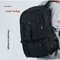 Sac à dos Oxford en polyester pour homme, grande capacité, extensible, multi-compartiments, pour voyage, ordinateur portable, bagage de cabine