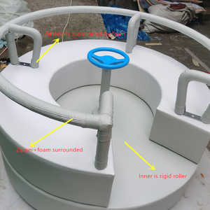 Trò Chơi Xoay Mềm Trung Tính Màu Trắng Pastel Bán Chạy Trò Chơi Xoay Mềm Tự Động Chơi Vui Vẻ Vòng Tròn Cho Trẻ Em Trò Chơi Băng Chuyền Mềm - Product Image 4