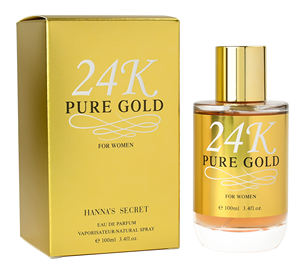 Hanna's <strong>Secret</strong> Southeast Asia Top Brand 100ml 24K Pure Gold Eau De Parfum Long Lasting Refreshing Vanilla Scent for Woman - Product Image 1